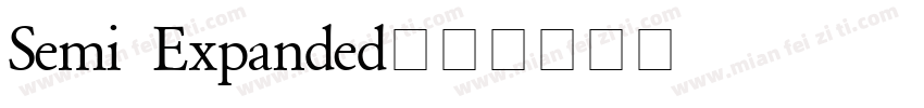 Semi Expanded字体转换